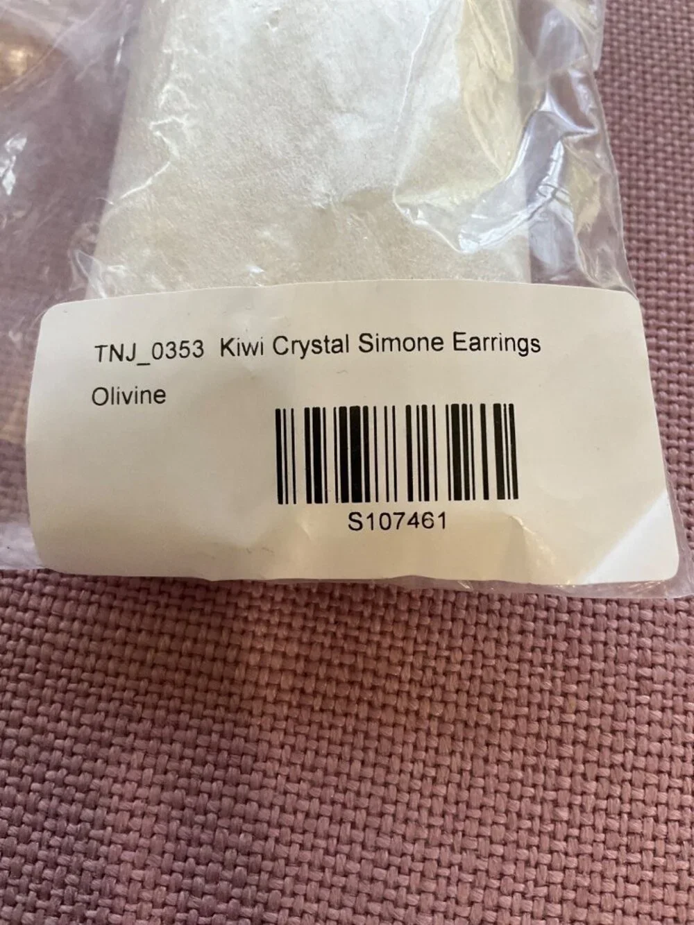 Tuckernuck Kiwi Crystal Simone Earrings in Gold One Size Womens Jewelry